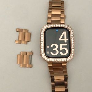 40mm Apple Watch bedazzled bumper + free band